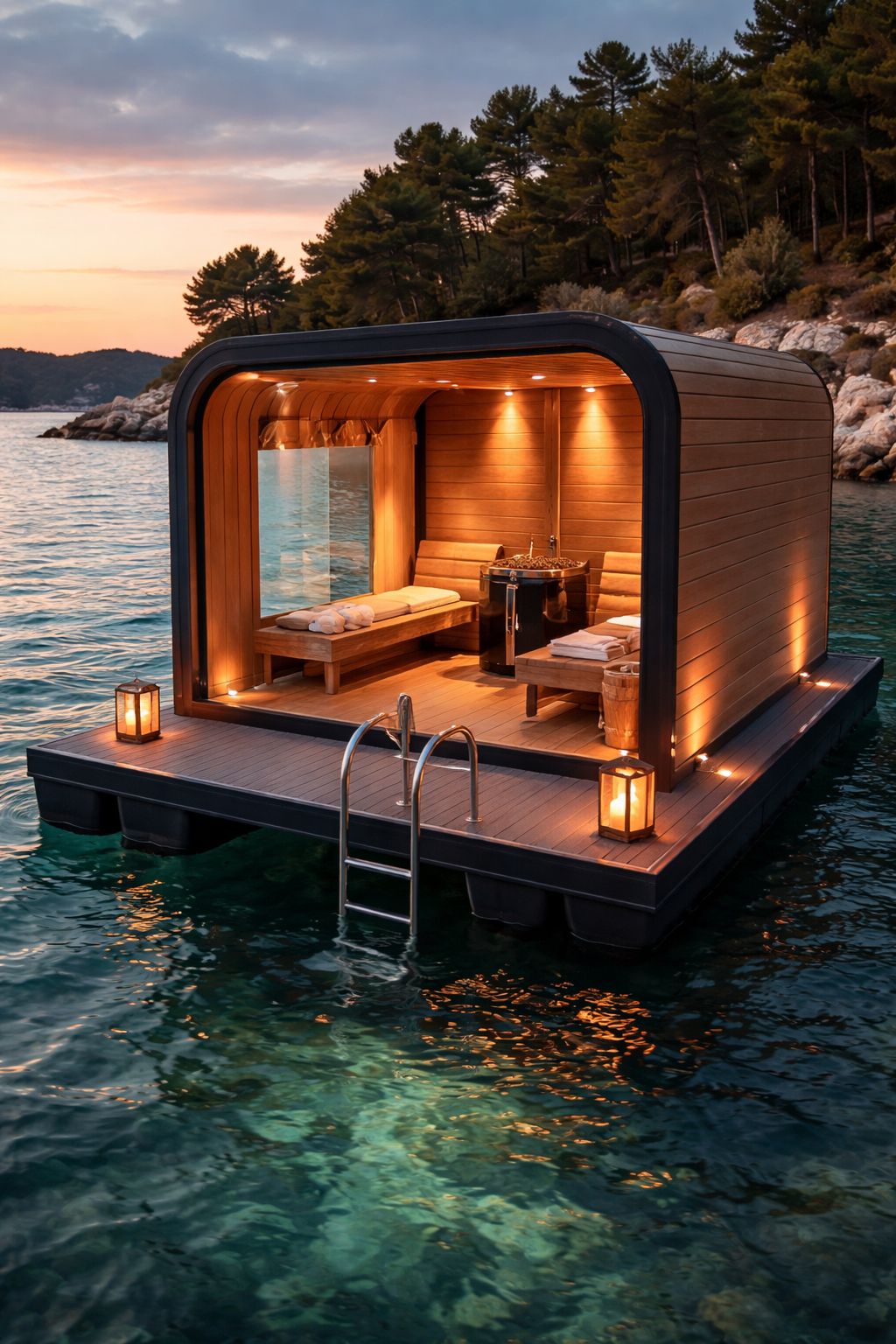 Floating Sauna & Floating Platform for Hotels | VILARIS Float